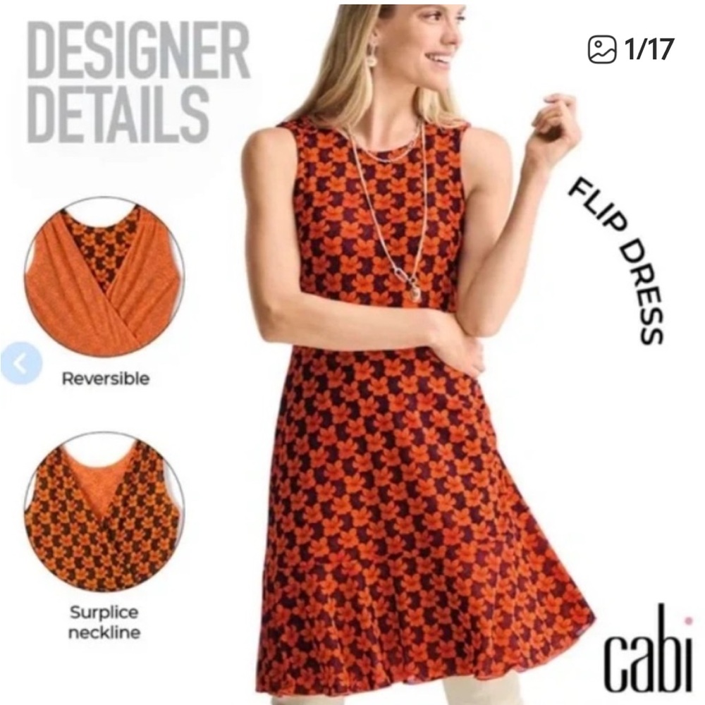 Cabi Flip Dress size Large - Picture 2 of 14